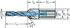 Picture of Chamfering tool D4580 • Xtratec • Parallel shank with collar • metric • κ=45°