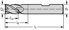 Bild von VHM-Eck-/Nutfräser MC230-W-4-A