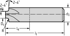 Picture of Solid carbide quarter-round profiling cutters AH3068118