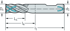 Picture of Frese per spallamenti e scanalature in metallo duro integrale H2134217 • Proto max • Codolo DIN 6535 HB • metrico • Angolo d'elica 38° • Keyslot milling and helical mi