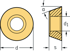 Immagine di Inserti circolari positivi ROHX0803M04-D57 ROHX-4-D57