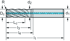 Immagine di Fresa per spallamenti e scanalature in metallo duro integrale MD377-A-B-R-C
