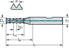 Picture of Multirow thread mill TC620 • Supreme • DIN 6535 HB shank • metric • WB10TJ • ≤xD • flute helix angle°