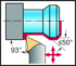 Picture of Turning tools – Copy turning system W1011-C...-P • Walter Turn • metric • Walter Capto TM  ISO 26623 • κ=107,5°