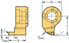 Picture of Exchangeable head – Axial grooving full radius – Contra WE-AD-R