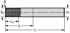 Immagine di Frese per spallamenti e scanalature in metallo duro integrale MA230.A-9-R