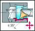 Immagine di Barra di alesatura – Sistema di tornitura a copiare W1211-25-40-R-INNEN-WL25