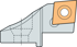 Immagine di Cartuccia per finitura di precisione CP.. inserto a fissaggio meccanico EB100-FB-CAR-CP