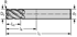 Immagine di Frese per spallamenti e scanalature in metallo duro integrale MA230-A-5-R