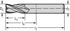 Immagine di Frese per spallamenti e scanalature in metallo duro integrale MC216-A-3-B
