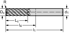 Picture of Fresa per spallamenti in metallo duro integrale MD128 • Supreme • Codolo DIN 6535 HA • metrico • Angolo d'elica 50° • Tipo N 50