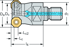 Picture of Frese ottagonali a spianare M5004 • Cilindrico-modulare • κ=43° • metrico