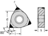 Immagine di CBN – Inserti trigoni negativi 80° WNGA080408TM-3 WNGA_TM-3