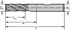 Picture of Solid carbide shoulder milling cutters MC111-W-4-B