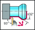 Picture of Forward turning - cutting inserts WT-R-L-DG8