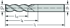 Picture of Solid carbide shoulder/slot mills MC230 • Advance • Xilltec • DIN 6535 HA shank • metric • flute helix angle 38° • center cutting capability