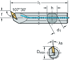 Immagine di Boring bar – Screw clamping A16R-SVQBL11