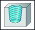 Picture of HSS-E machine taps • Paradur Ni/ • Suitable for through hole