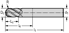 Immagine di Solid carbide ball-nose copy milling cutters MA477.A-5