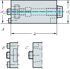 Picture of Extension adaptor A101M • metric • Modular NCT adaptor