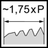 Picture of Dies • Protocut • thread tolerance class 2A • threading chamfer type 1.75xP