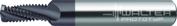 Picture of VHM-Bohrgewindefräser • TMD • M • NHC • ≤2xD • Schaft DIN 6535 HA • Kühlschmierstoffaustritt: axialer schräger Austritt