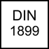 Picture of Micropunta elicoidale in metallo duro integrale DB130 • Advance • DIN 1899 • 5xD • Codolo cilindrico • Angolo di punta 118°