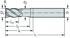 Immagine di Frese per spallamenti e scanalature in metallo duro integrale MA230-A-4-R-C