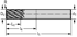 Picture of Solid carbide shoulder/slot mills MD173 • Supreme • inch • flute helix angle° • Chip breaker • center cutting capability