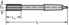 Picture of HSS machine reamers with Morse taper F4142