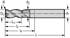 Immagine di Frese per spallamenti e scanalature in metallo duro integrale MD340.A-3-P-R-C