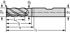 Immagine di Frese per spallamenti e scanalature in metallo duro integrale MC230-W-4-B-C-R