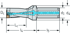 Picture of Indexable insert drills D4120 • 2xD • Parallel shank with flat • inch