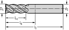 Immagine di Frese per spallamenti e scanalature in metallo duro integrale MC326 • Supreme • Codolo DIN 6535 HA • metrico • Angolo d'elica 50° • Tipo N 50 • Keyslot milling and helical mi