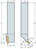 Picture of Shank tool – 45° universal G1551 • Screw clamping • metric • Square shank