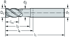 Picture of Solid carbide shoulder/slot mills MA377 • Supreme • inch • flute helix angle° • center cutting capability