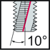 Picture of Solid carbide thread milling cutters • TAX • ≤xD