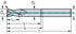 Immagine di Frese per spallamenti e scanalature in metallo duro integrale MD266-A-2-R-C-IC