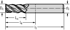 Immagine di Frese per spallamenti e scanalature in metallo duro integrale MC321-A-3-A