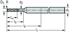 Immagine di Frese per spallamenti e scanalature in metallo duro integrale ME232.A-4-D-R-C