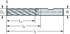 Immagine di Fresa per spallamenti in metallo duro integrale MD133 • Supreme • Codolo DIN 6535 HB • metrico • Angolo d'elica 35° • Rompitruciolo