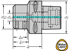 Immagine di Mandrino per barre di alesatura ISO 131-CAPTO-INCH