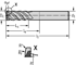 Picture of Solid carbide shoulder/slot milling cutters H3094718