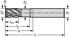 Immagine di Frese per spallamenti e scanalature in metallo duro integrale MA230.A-5-R-C