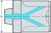 Bild von Zweischneider Aufbohrwerkzeug – Grundkörper B3220-N-GK-MEDIUM