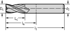 Immagine di Frese per spallamenti e scanalature in metallo duro integrale ME232.A-3-D