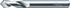 Picture of 90° solid carbide NC spot drills A1174 • point angle°