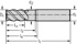 Immagine di Frese per spallamenti e scanalature in metallo duro integrale MC341-A-4-P