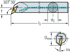 Immagine di Boring bar – Screw clamping SVQBR-ISO-INNEN-RUND