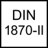 Picture of HSS-Bohrer mit MK, überlang A4722 • UFL • DIN 1870 II • 22xD • Morsekegel • Spitzenwinkel 130°